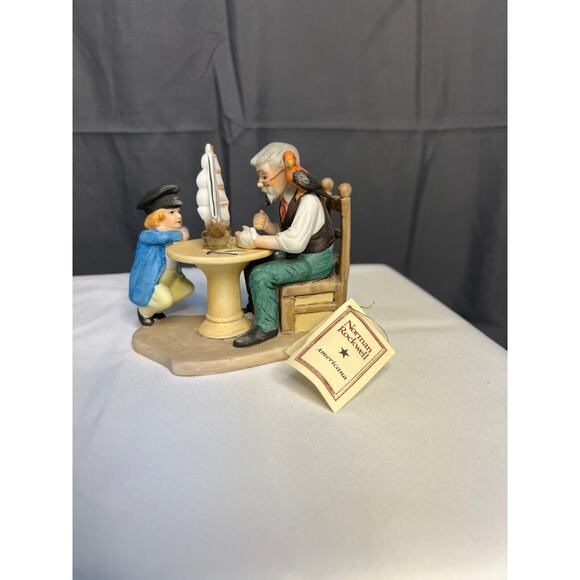 1985 Norman Rockwell Limited Edition "Sea Captain" Authentic Figurine Americana - Picture 2 of 11